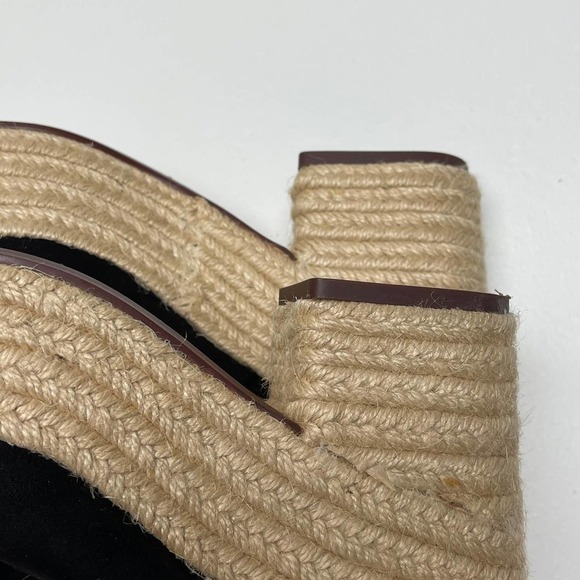 Nine West Pump Block Heels Plataform Sandals 8M - Picture 3 of 5